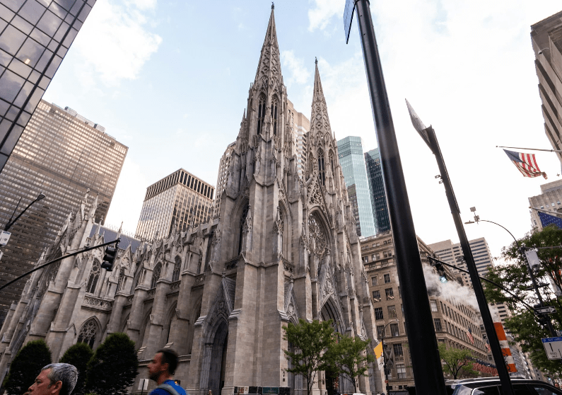Séjour new-yorkais - Cathédrale Saint Patrick - Blog au gré des continents 