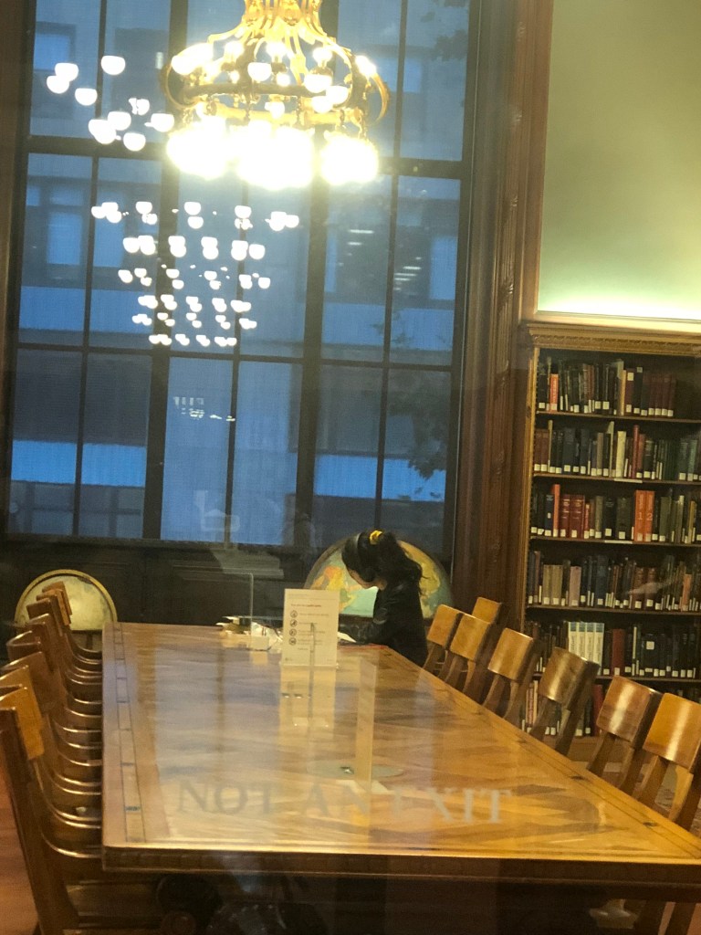 Séjour à Manhattan abordable - Salle étude New York Public Library - Blog au gré des continents 