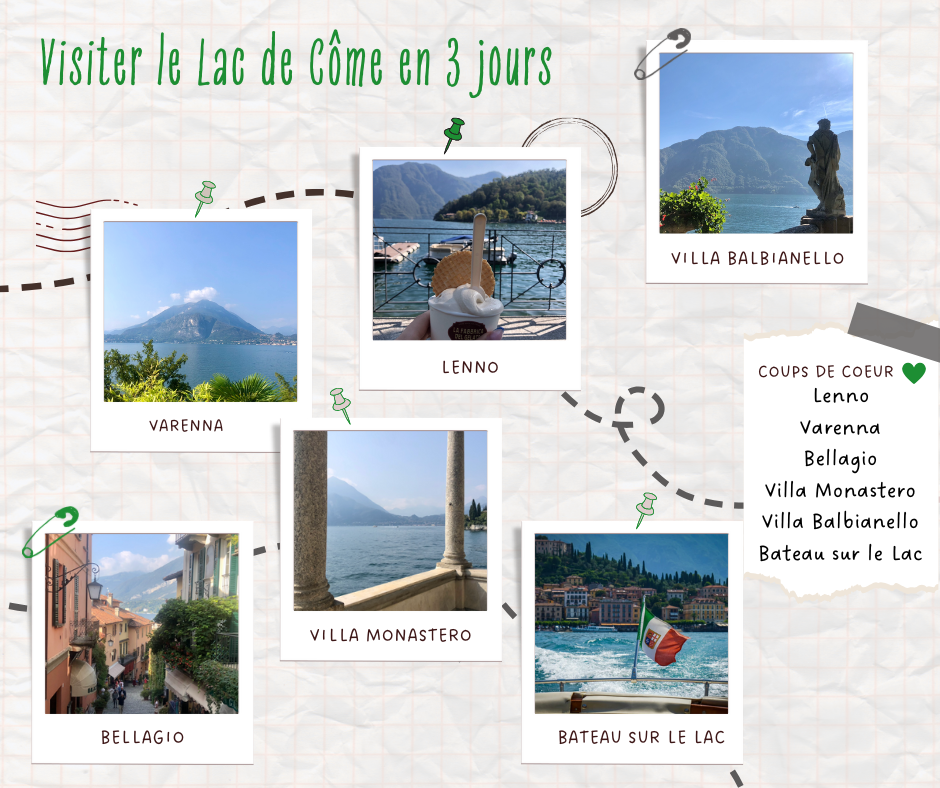 Visiter le Lac de Côme en 3 jours - Mes coups de coeur - Blog au gré des continents 