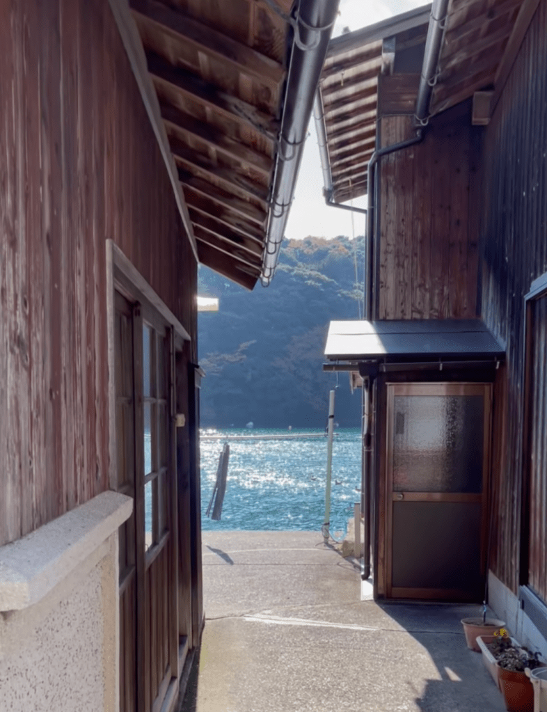 Maison en bois devant l'océan - Au gré des continents 