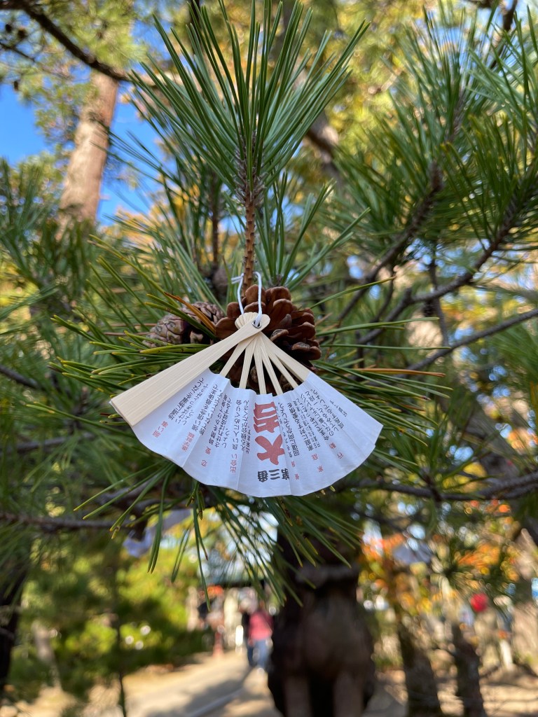 Les omukuji en éventails - Au gré des continents 