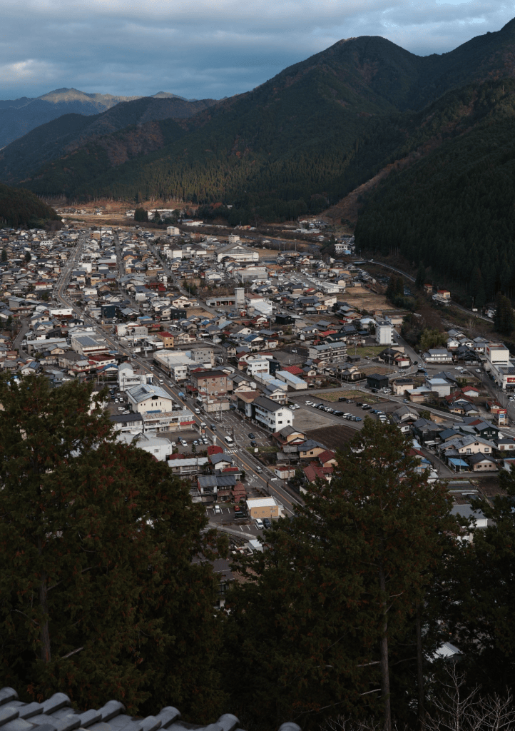 Panorama depuis le château de Gujo Hachiman - Au gré des continents